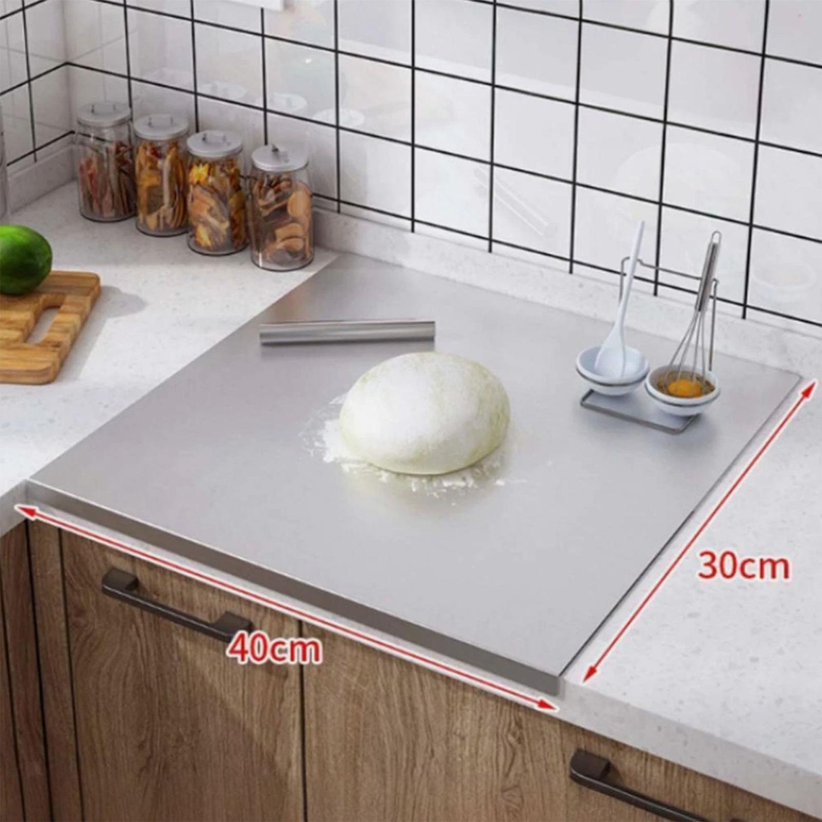 Meal Prep Kitchen - Planche à découper en acier inoxydable