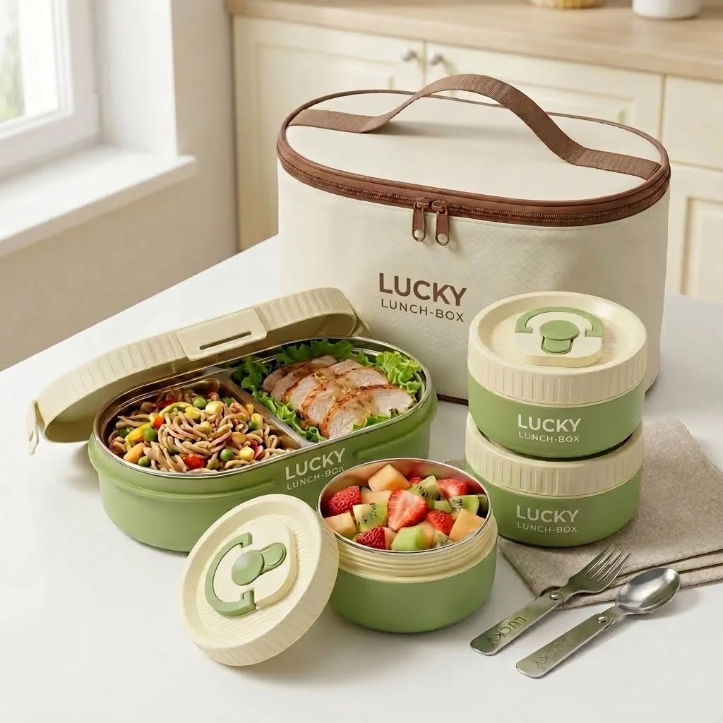 Boîte à lunch isotherme en aci - Meal Prep Or Prep Meal avis et prix