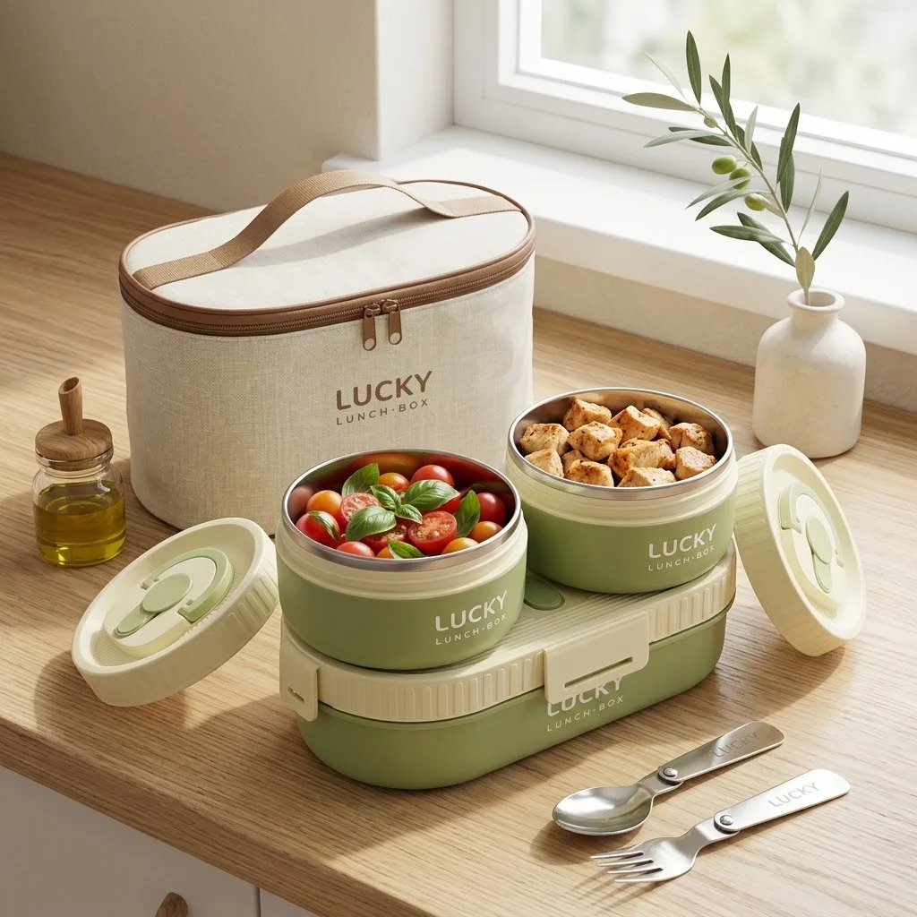 Boîte à lunch isotherme en aci - Meal Prep Or Prep Meal avis et prix