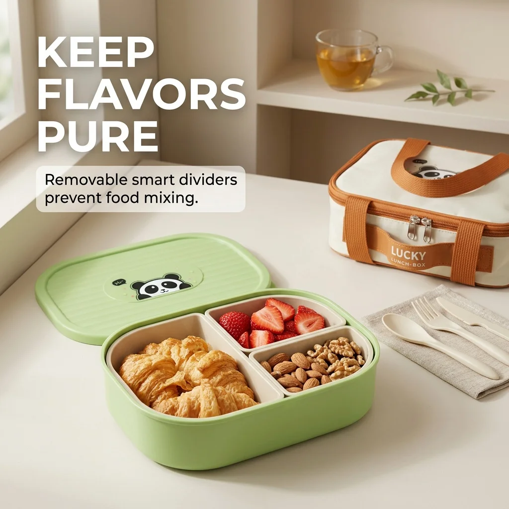 Boîte à lunch bento pour enfan - Meal Prep Or Prep Meal avis et prix