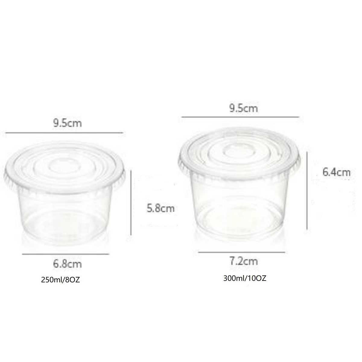 Gobelets à parfaits en plastiq - Sauce Dipping Cup avis et prix