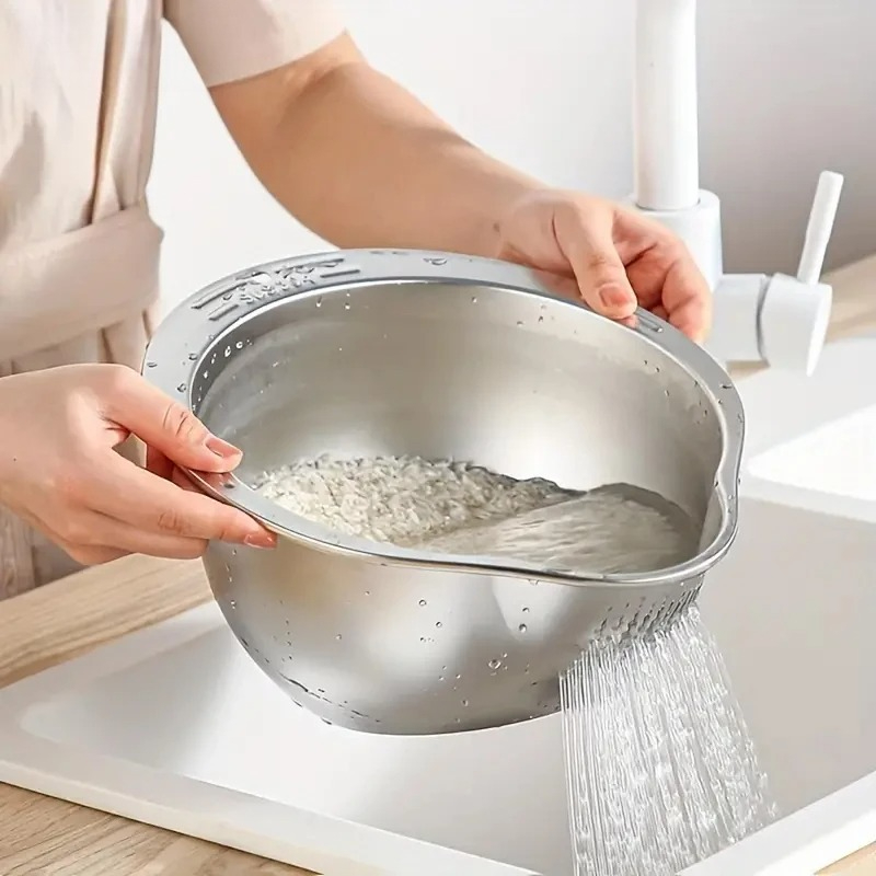 Passoire de lavage en acier in - Meal Prep With Rice avis et prix